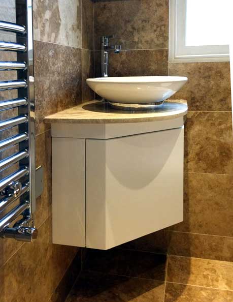 Poloni Basin Cabinet<br />Sprayed finish