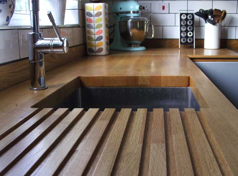 Wheeler Kitchen<br />Machined draining grooves