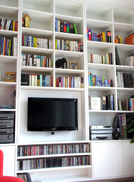 Sullivan Shelving & Storage<br />Hand painted eggshell finish