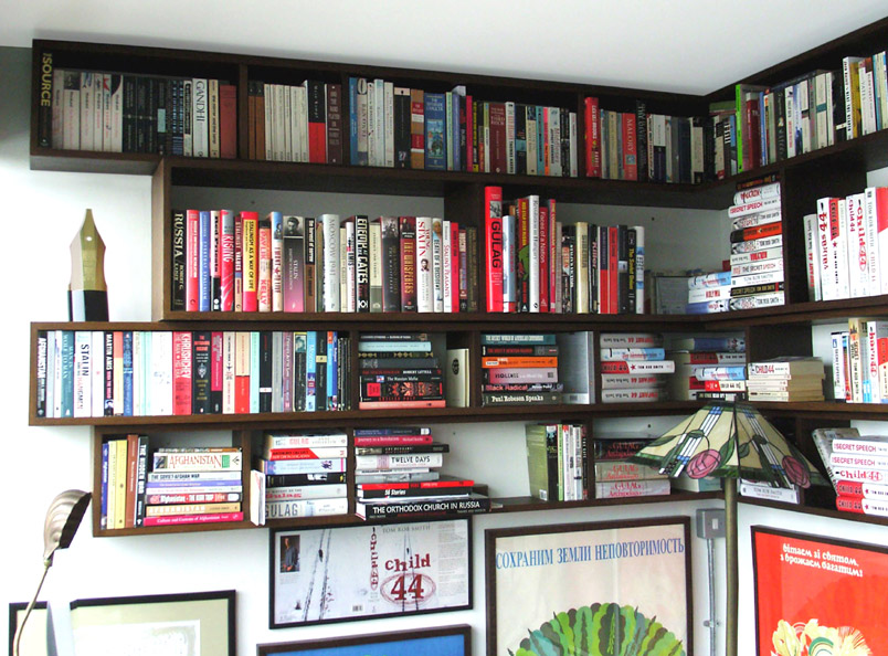 Edward Shelves<br />Solid and veneered wenge 