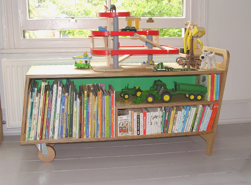 Max Book Barrow<br />Birch plywood & eggshell