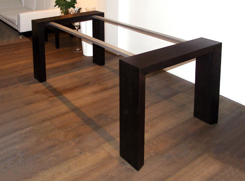 Seago Console/Dining Table<br />Black sprayed oak
