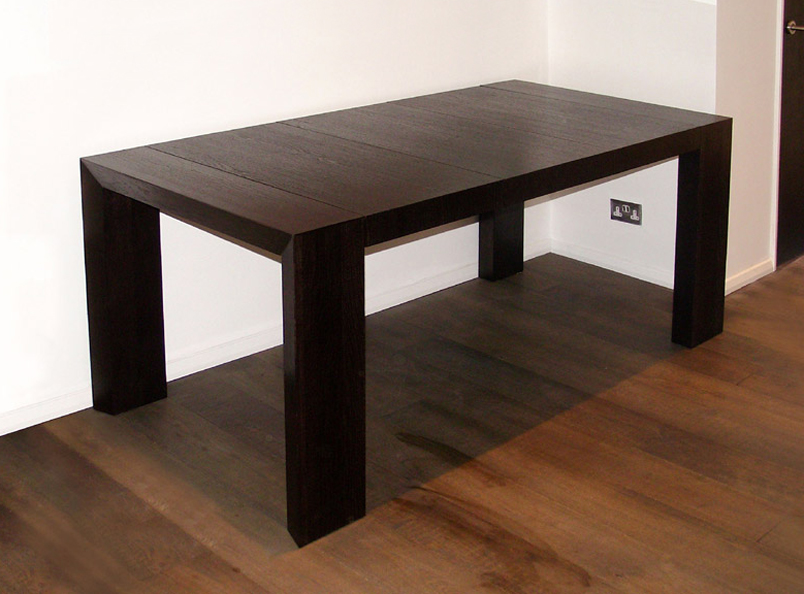Seago Console/Dining Table<br />Black sprayed oak