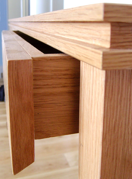 Hulse Desk/Dining Table<br />Solid and veneered oak